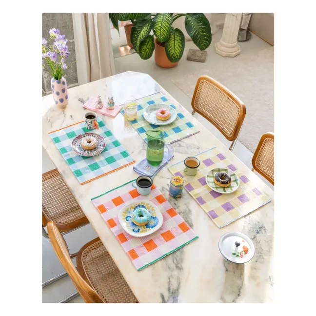 Set de table en coton bio | Vert