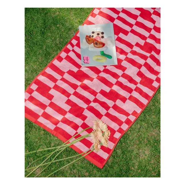 Toalla de baño Poppy | Rojo