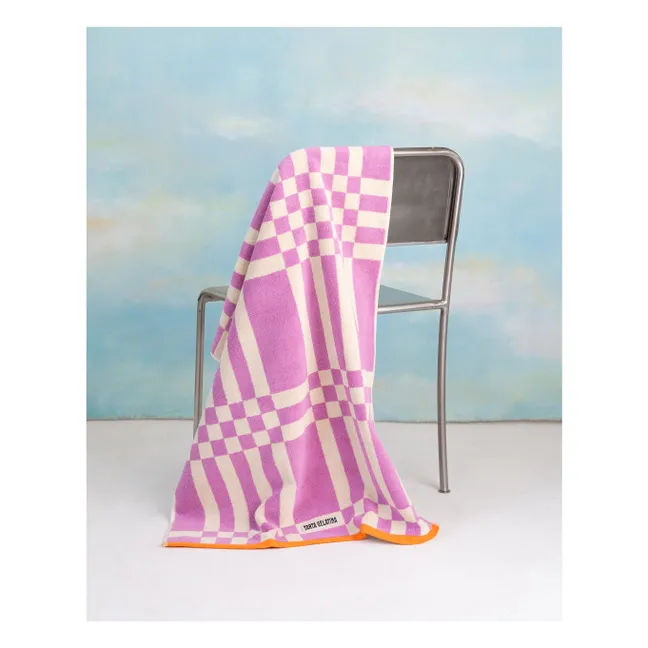 Marina bath towel | Pink