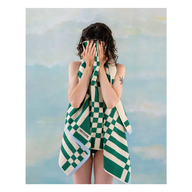 Marina bath towel | Green