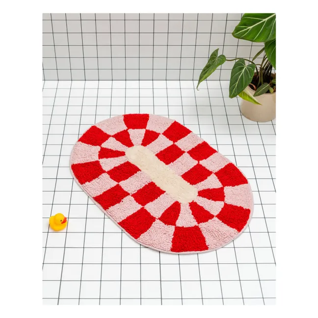 Tapis de bain Rita | Rouge