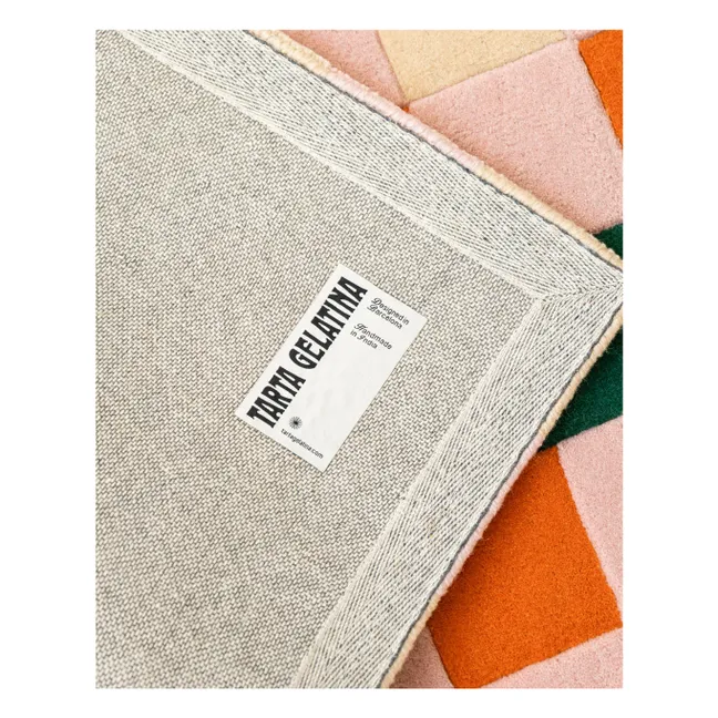 Rayuela wool carpet | Orange