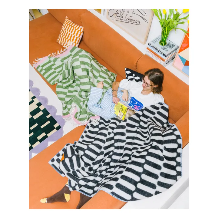 Campo wool throw | Green- Product image n°6