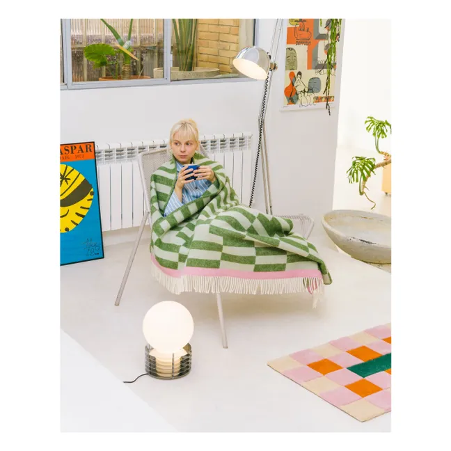 Campo wool throw | Green