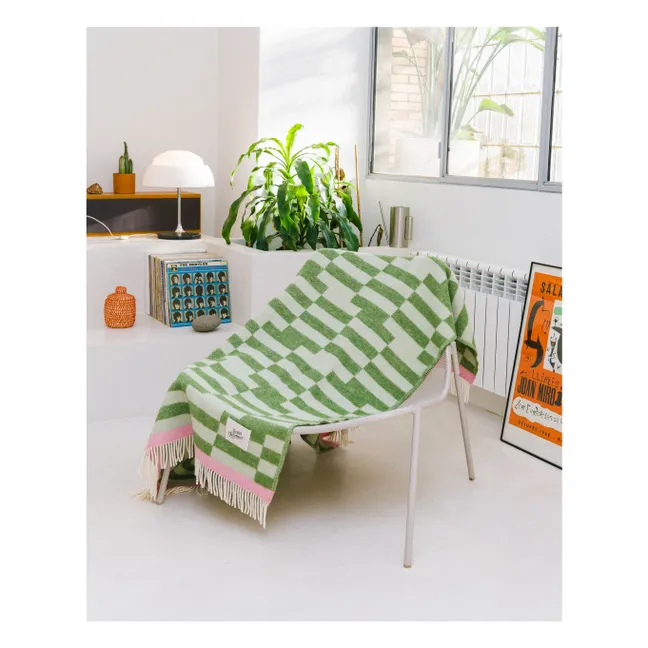 Campo wool throw | Green