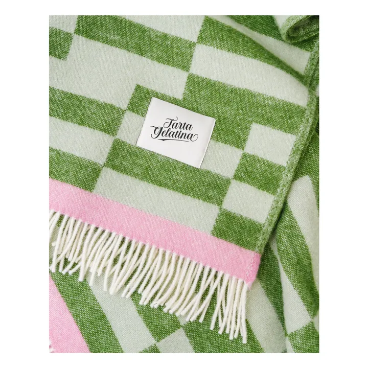 Plaid en laine Campo | Vert- Image produit n°3