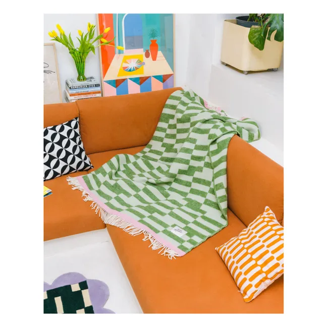 Campo wool throw | Green