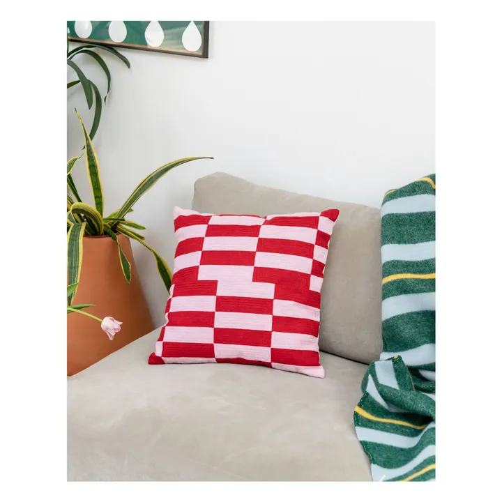 Cherry Soda cushion cover | Cherry red- Product image n°1