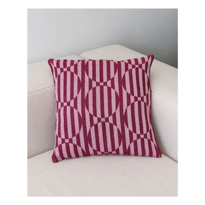 Housse de coussin Dots | Bordeaux- Image produit n°0