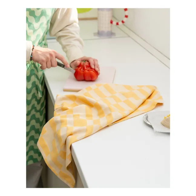 Butter Dream tea towel | Yellow