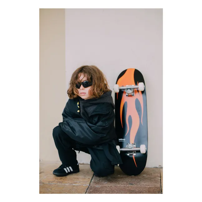 Sunny Flame Skateboard | Black