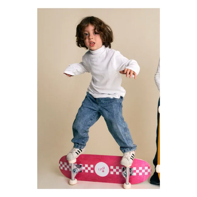 Skateboard Sunny Damier | Rose