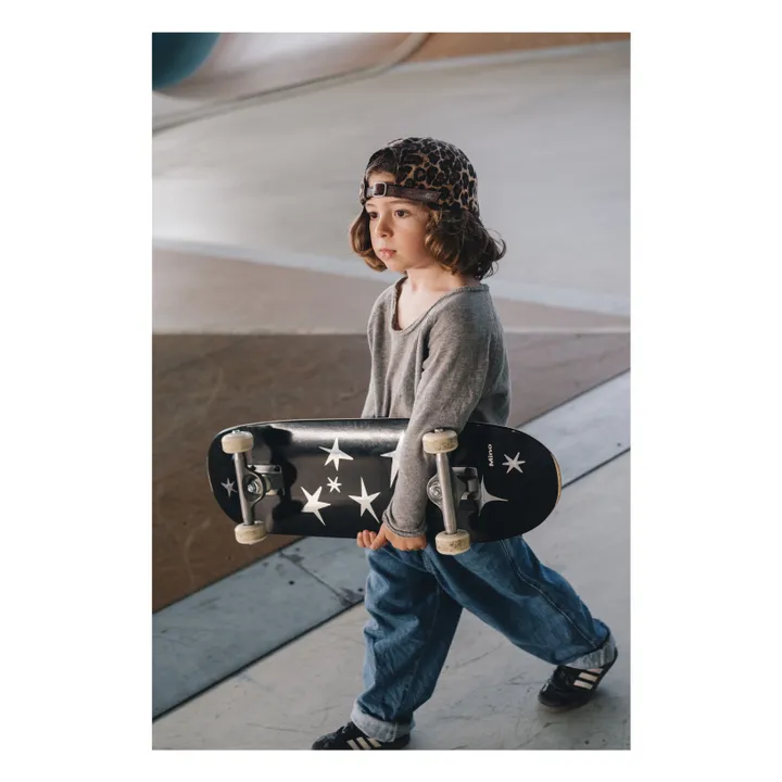 Skateboard Sunny Stars | Noir- Image produit n°1