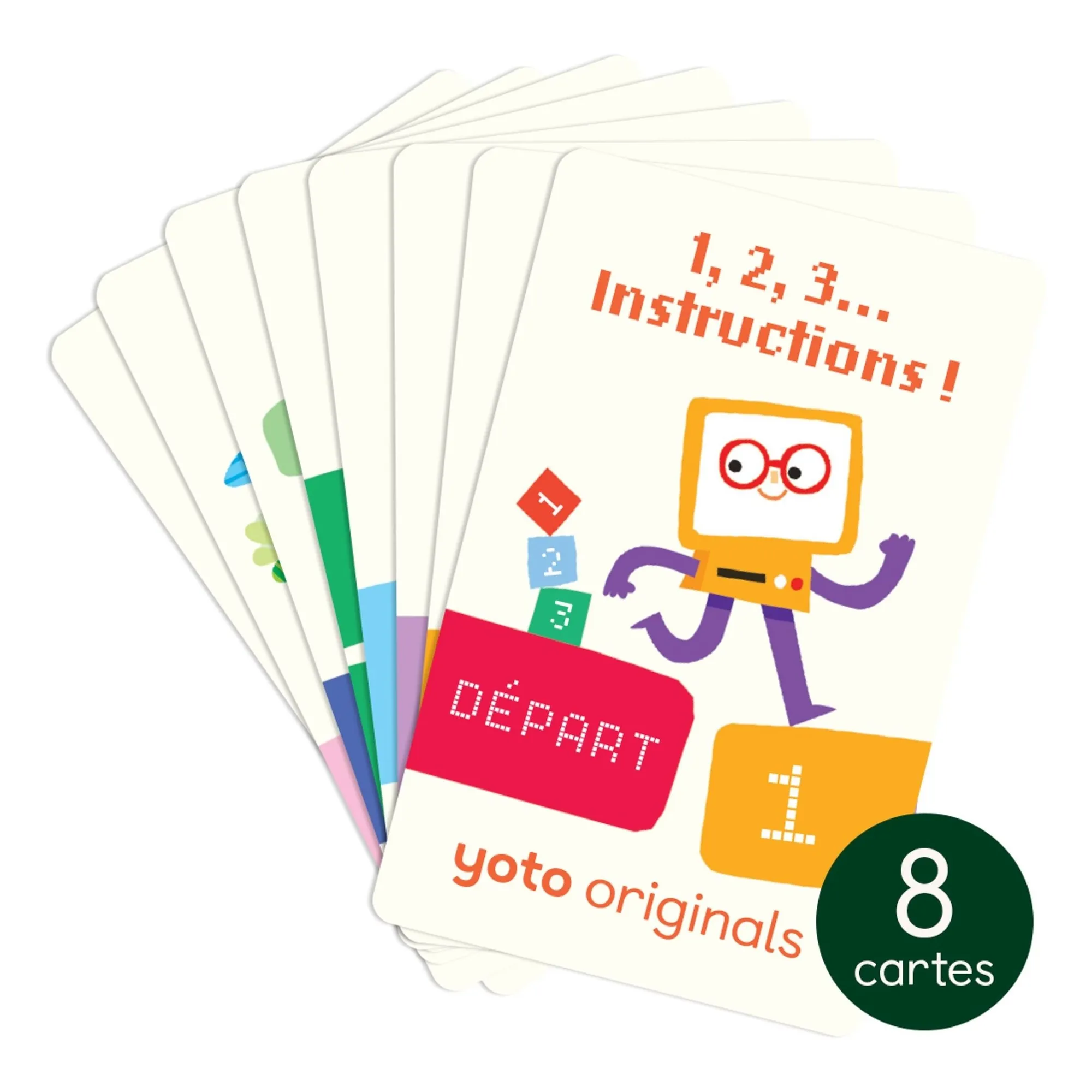Yoto Player Multicoloured Coding Is A Game Cards - Pack Of 8