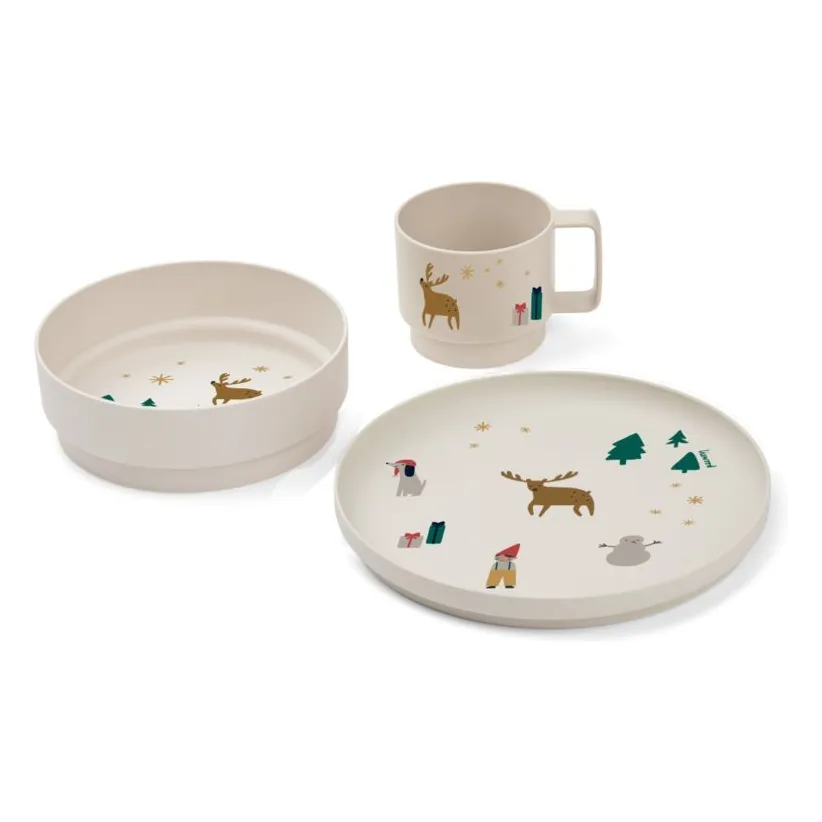 Liewood Holiday/Sandy Mix Archi Meal Set