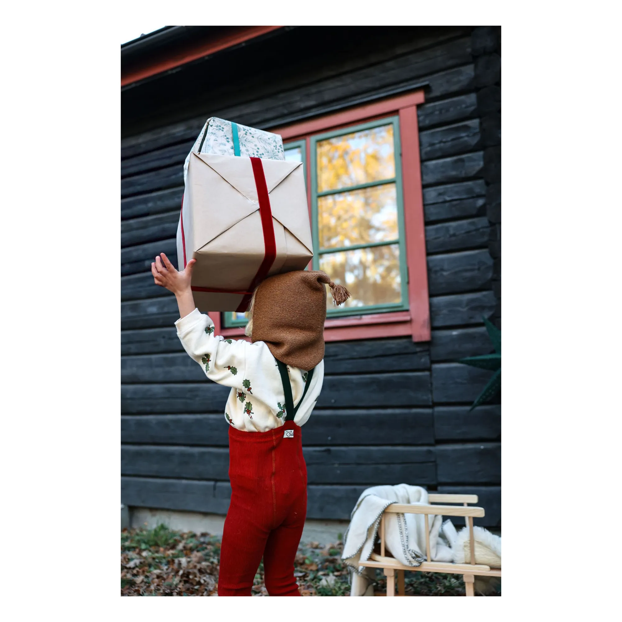 Silly Silas - Collants Xmas Coton Bio (Silly Silas) - Image 1