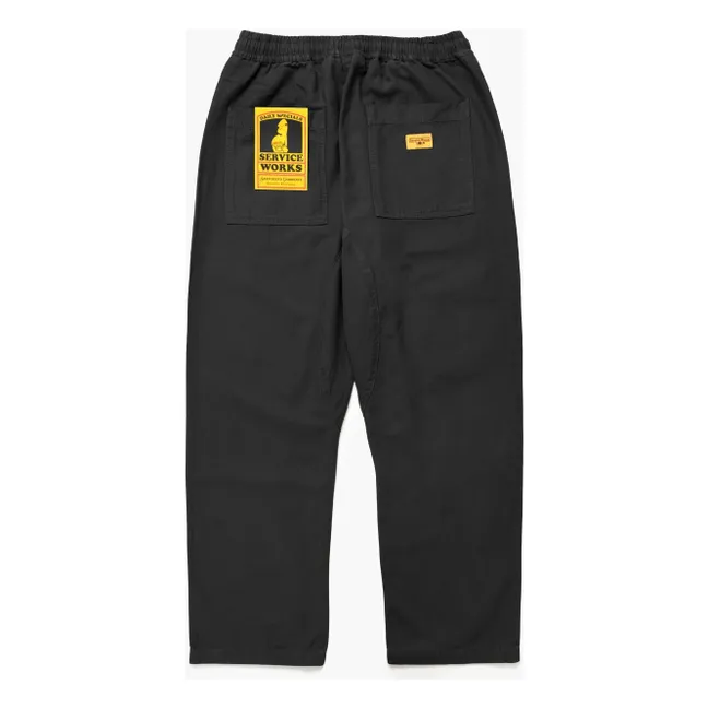 Pantalon Corduroy Chef Pants Coton Bio | Noir foncé
