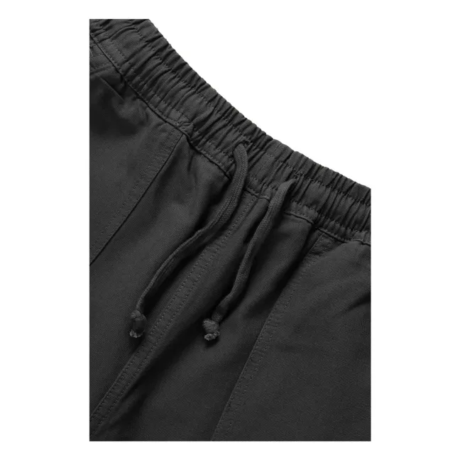 Pantalon Moleskin Chef Pants Coton Bio | Noir foncé