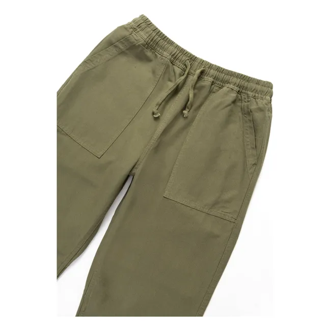 Pantalon Classic Chef Pants Coton Bio | Vert olive