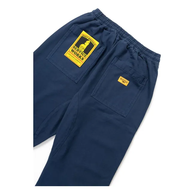 Pantalon Classic Chef Pants Coton Bio | Bleu foncé