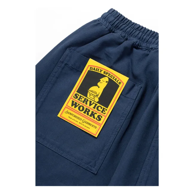 Pantalon Classic Chef Pants Coton Bio | Bleu foncé