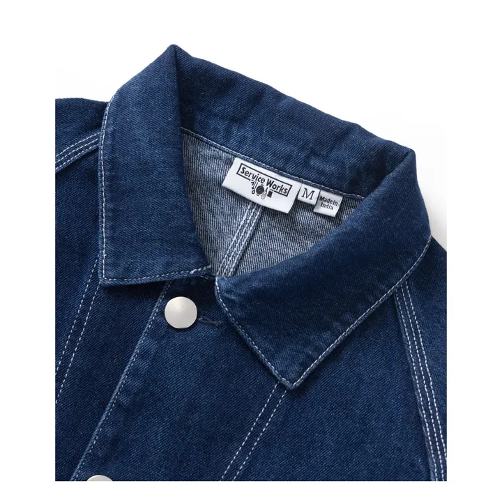 Veste Denim Coverall 2.0 Coton Bio | Bleu délavé- Image produit n°4