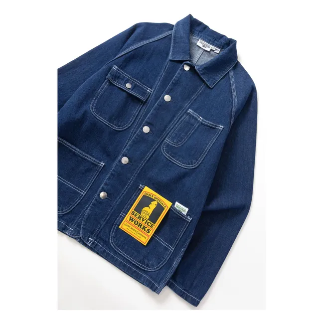 Denim Coverall 2.0 Organic Cotton Jacket | Washed blue