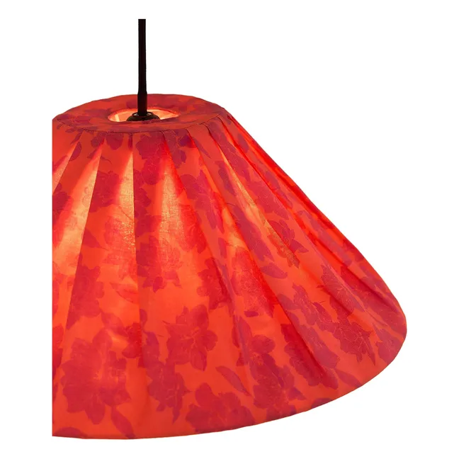 Ava Peonies lampshade | Red