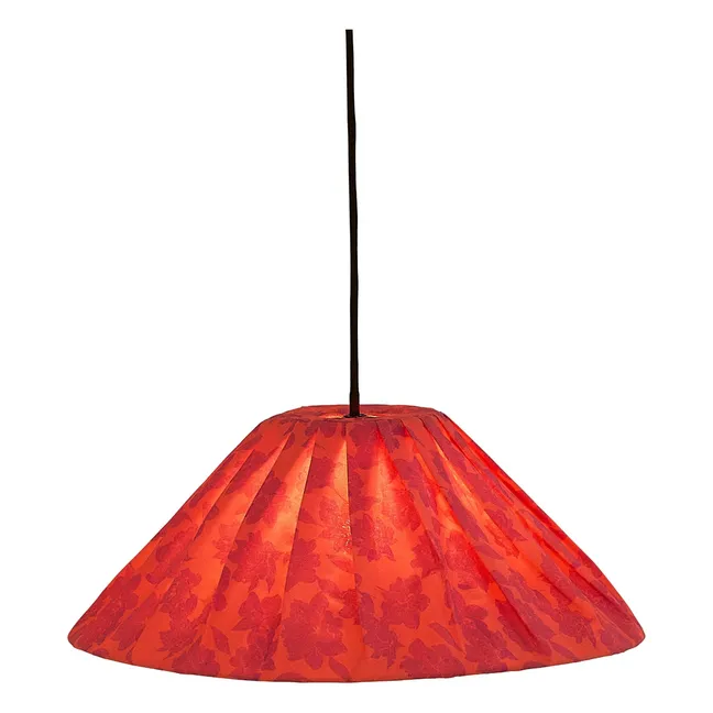 Ava Peonies lampshade | Red