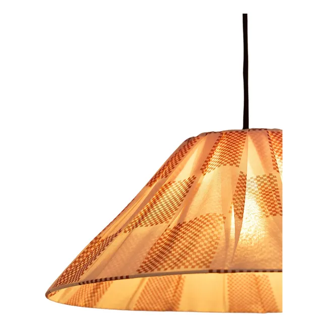 Ava Checks lampshade | Red