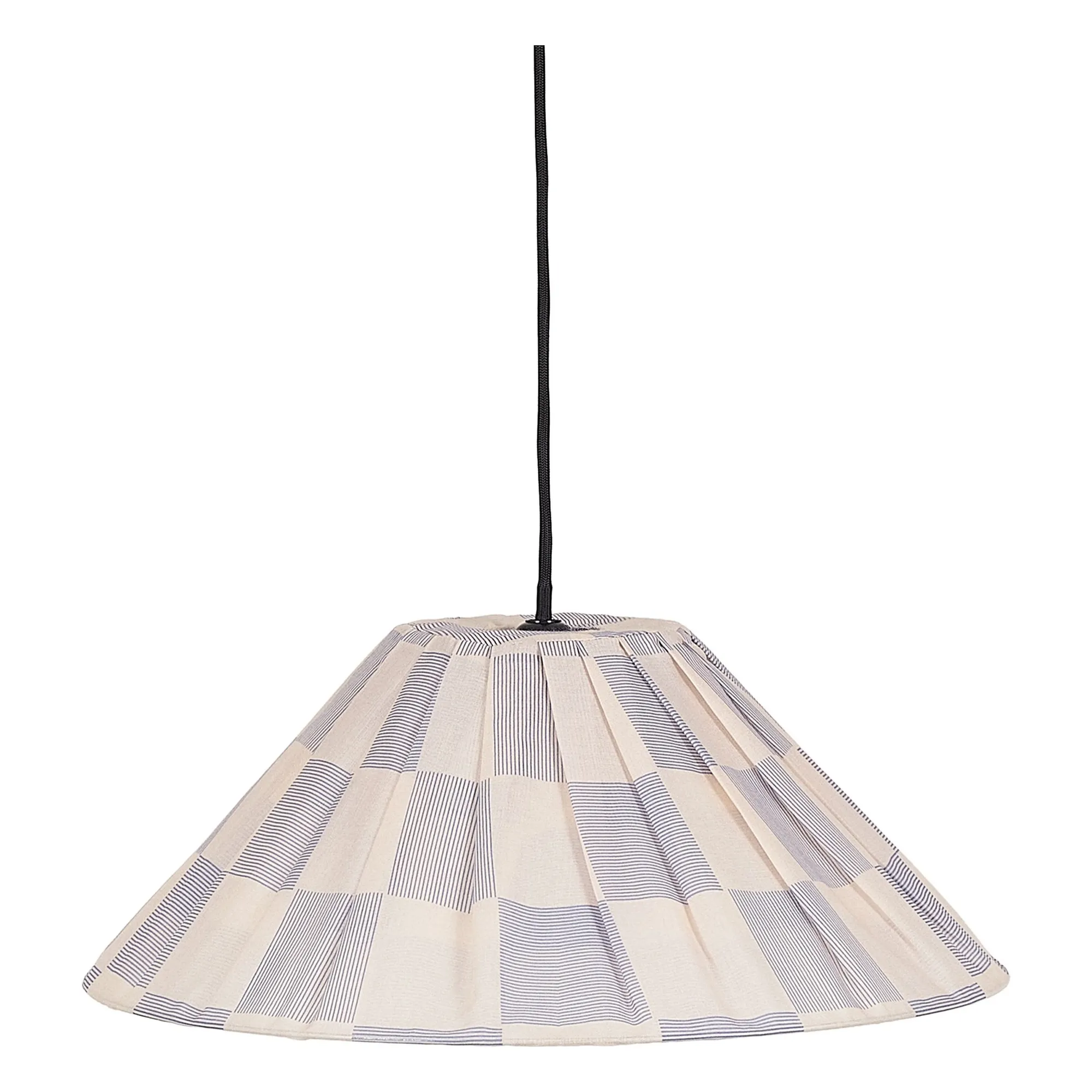 Nobodinoz Blue Ava Checks Lampshade