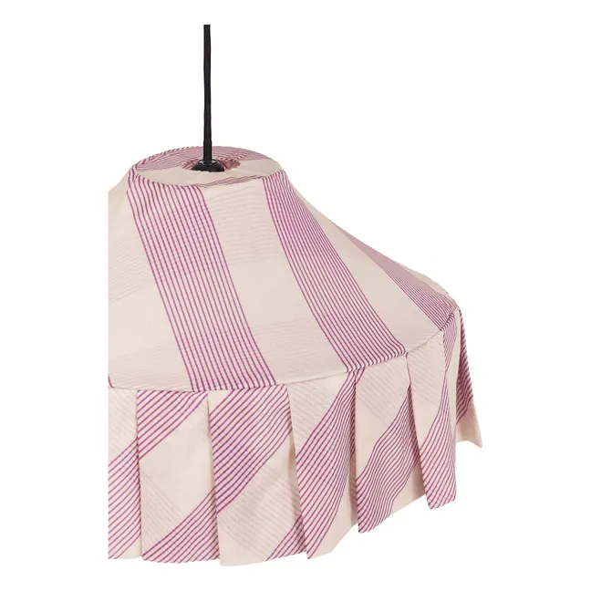 Abat-jour Nicole Stripes | 	Lilas