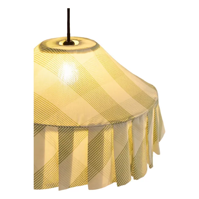Nicole Stripes lampshade | Green