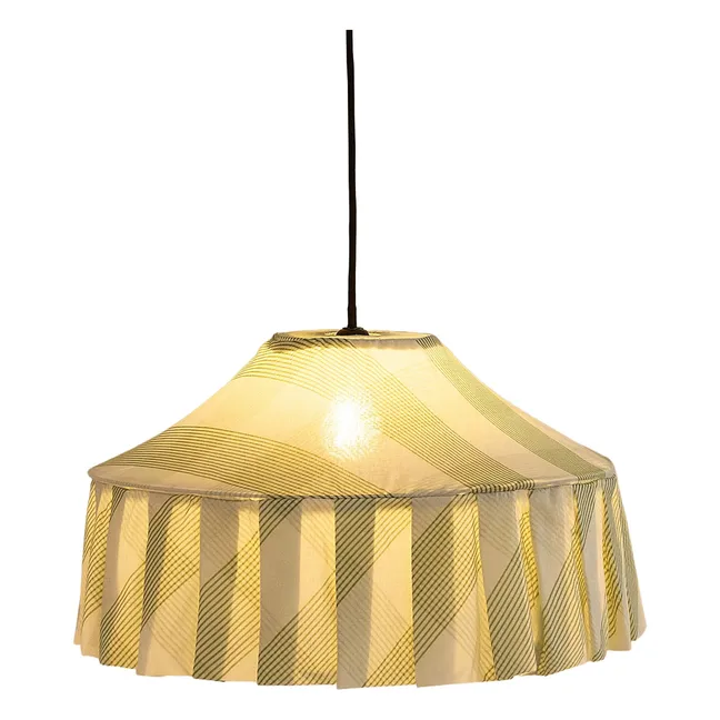 Nicole Stripes lampshade | Green