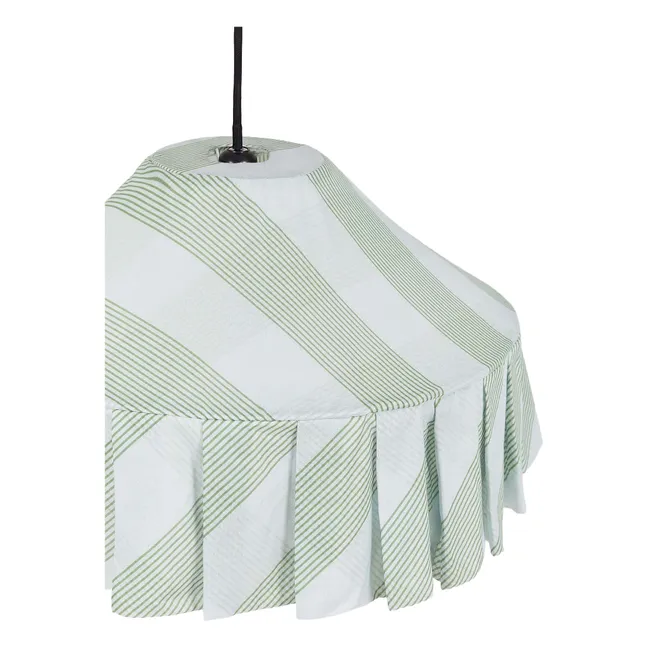 Nicole Stripes lampshade | Green