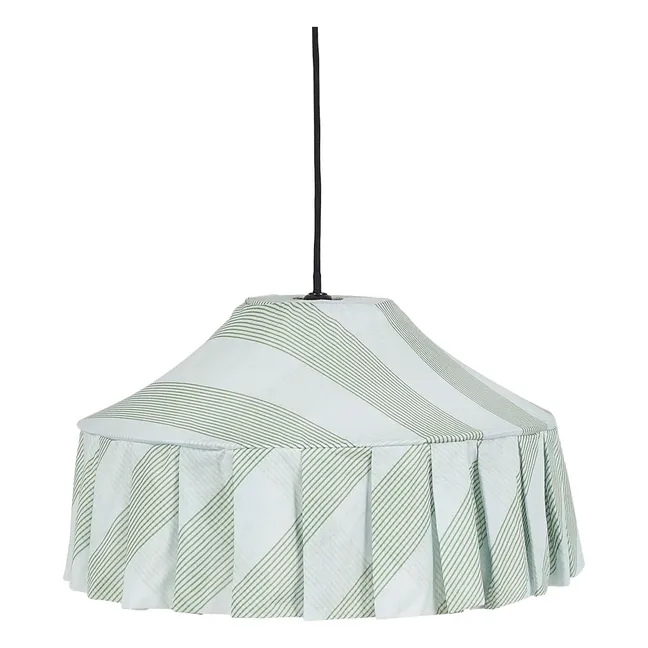 Nicole Stripes lampshade | Green