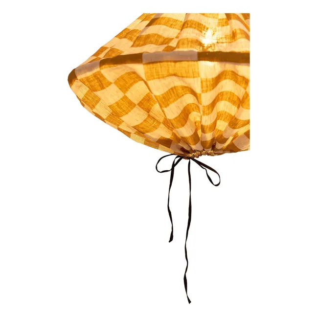 Abat-jour Yumi Tiles | Jaune moutarde