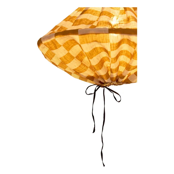 Abat-jour Yumi Tiles | Jaune moutarde- Image produit n°4