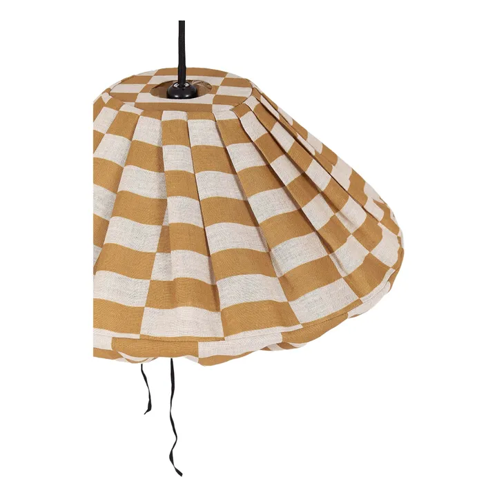 Abat-jour Yumi Tiles | Jaune moutarde- Image produit n°1