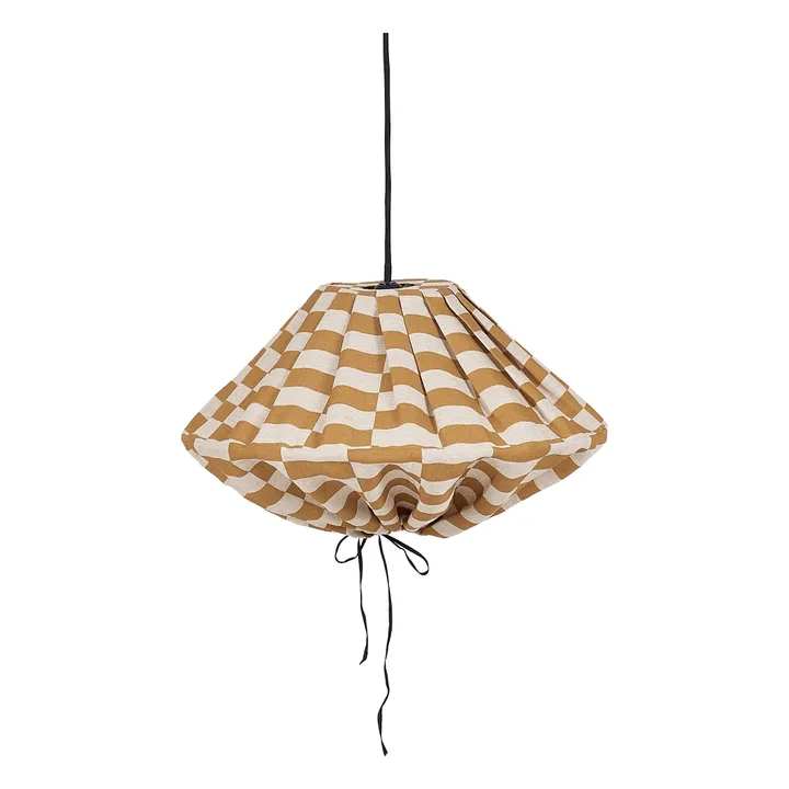 Abat-jour Yumi Tiles | Jaune moutarde- Image produit n°0