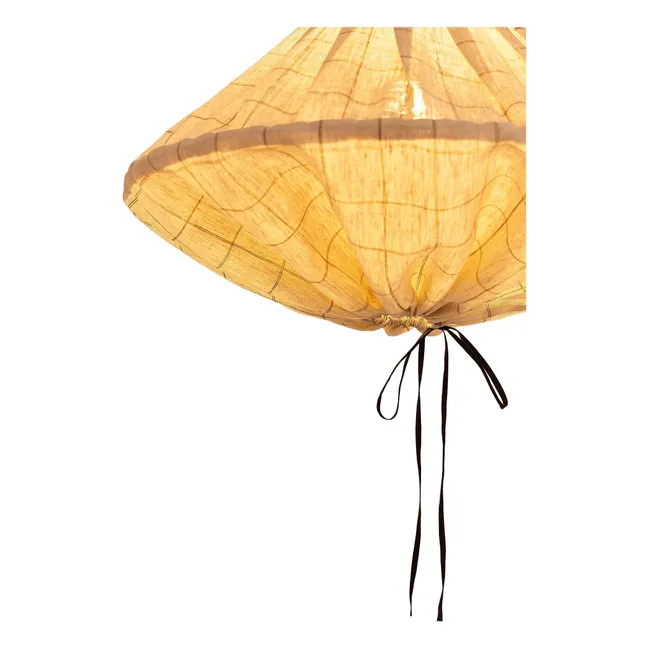 Lampenschirm Yumi Grid | Grau