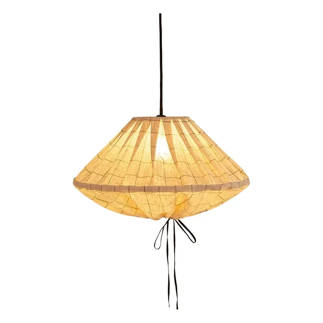 Lampenschirm Yumi Grid | Grau