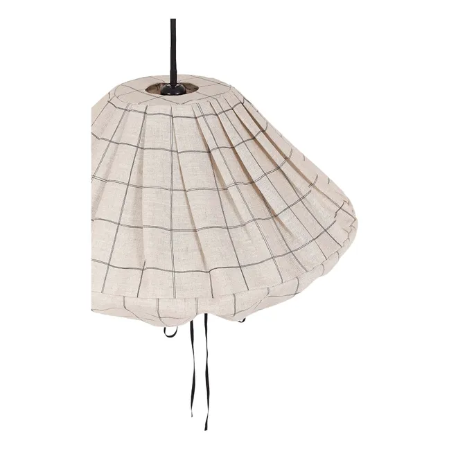 Yumi Grid lampshade | Grey