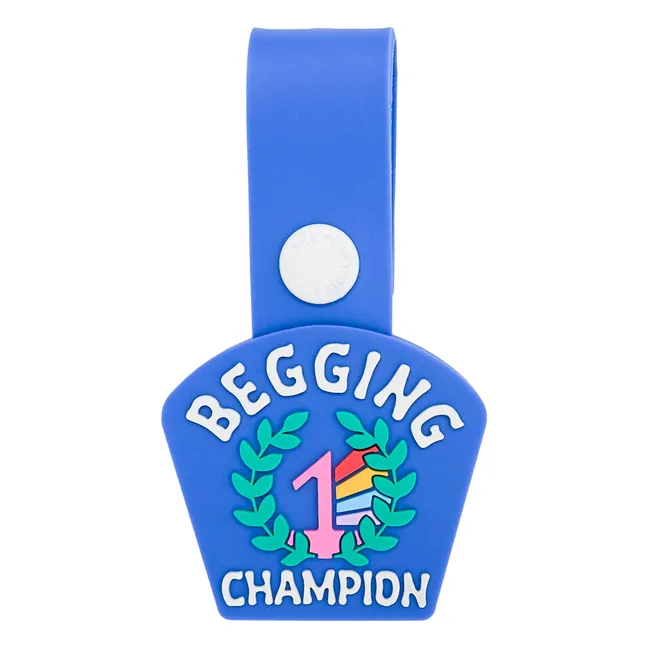 Médaille Begging Champion | Bleu