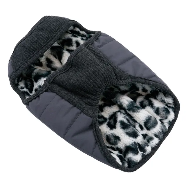 Reversible Daunenjacke | Schwarz