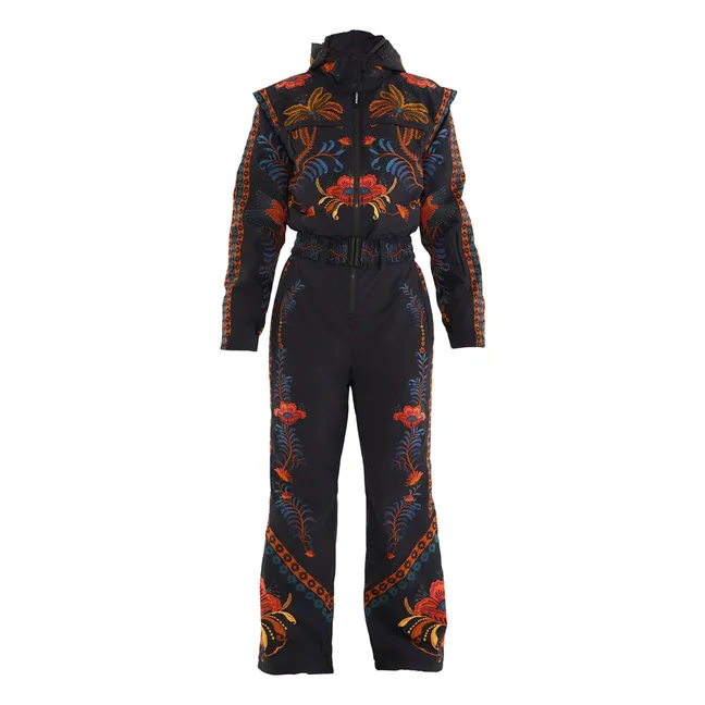 Macaw Recycled Fiber Ski Suit | Black