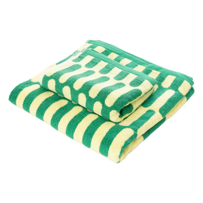 Serviette de bain Paseo | Vert