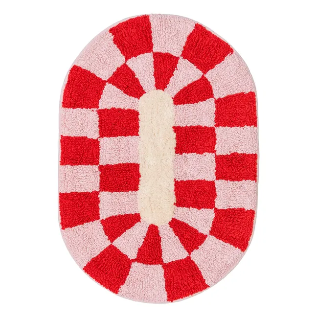 Tapis de bain Rita | Rouge