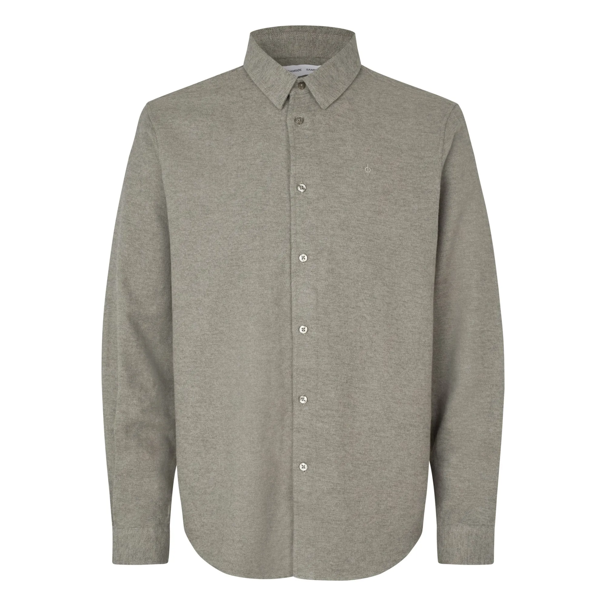 Samsoe Samsoe Dark Beige Liam Shirt