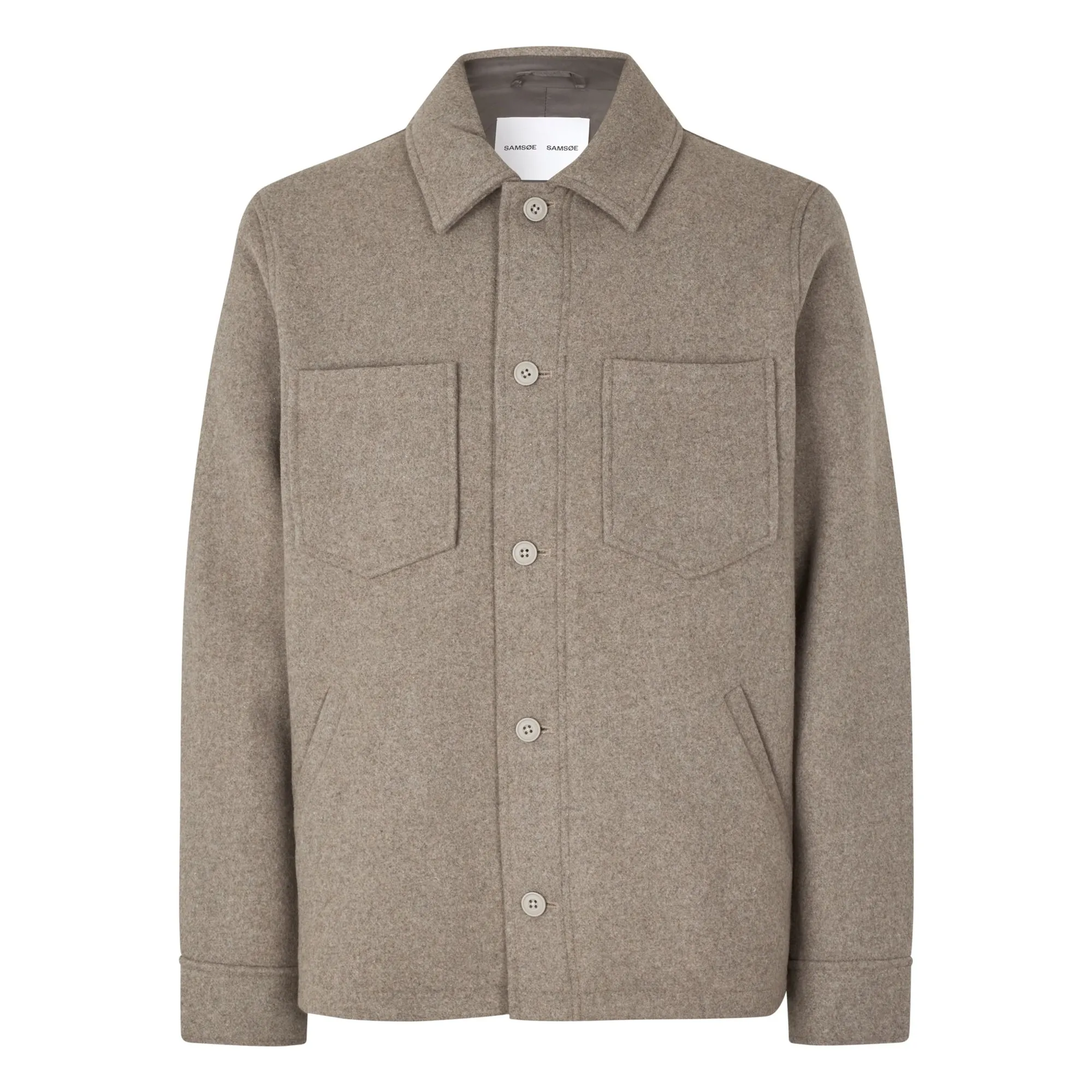 Samsoe Samsoe Dark Beige Pally Shirt